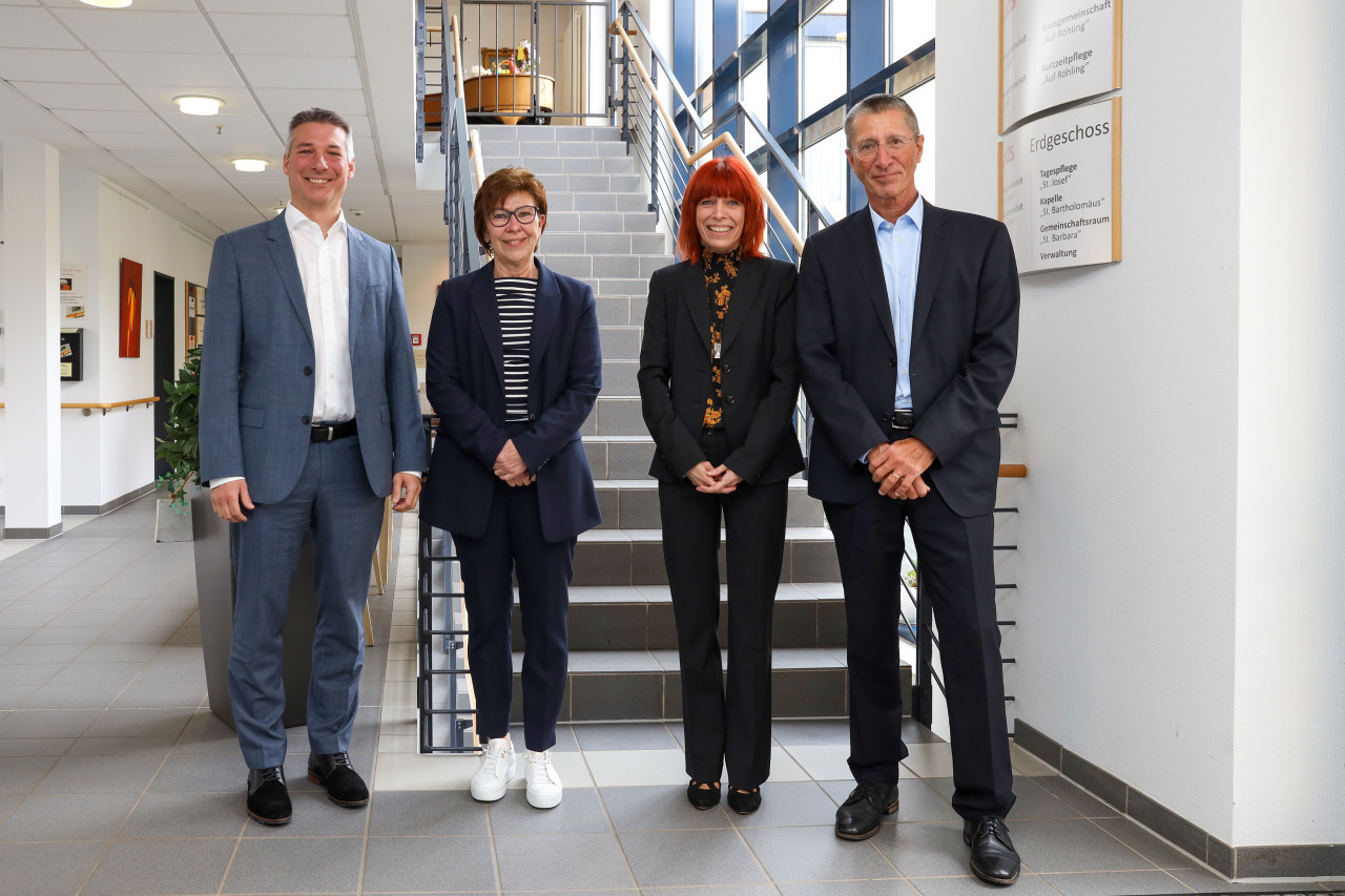 v.l. Alexander Funk, Vera Schmidt, Christine Geib, Rafael Lunkenheimer 
(Bild wurde unter 2GPlus Bedingungen aufgenommen)